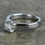 2.00 carat Excellent Cut Round Diamond Best Engagement Ring 14k White Gold Over