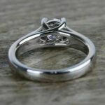 2.00 carat Excellent Cut Round Diamond Best Engagement Ring 14k White Gold Over