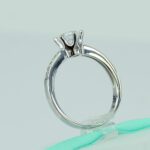 1.70 Ctw Forever Round D/VVS1 Diamond Solitaire With Accents Engagement Ring 14k Gold Over