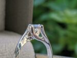 1.50 Carat Round Cut Diamond Classic Engagement Ring Real 925 Sterling Silver Promise Ring For Her