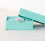 2.36 CTW Brilliant Cut Diamond 3-Stone Engagement Ring Solid 14K White Gold